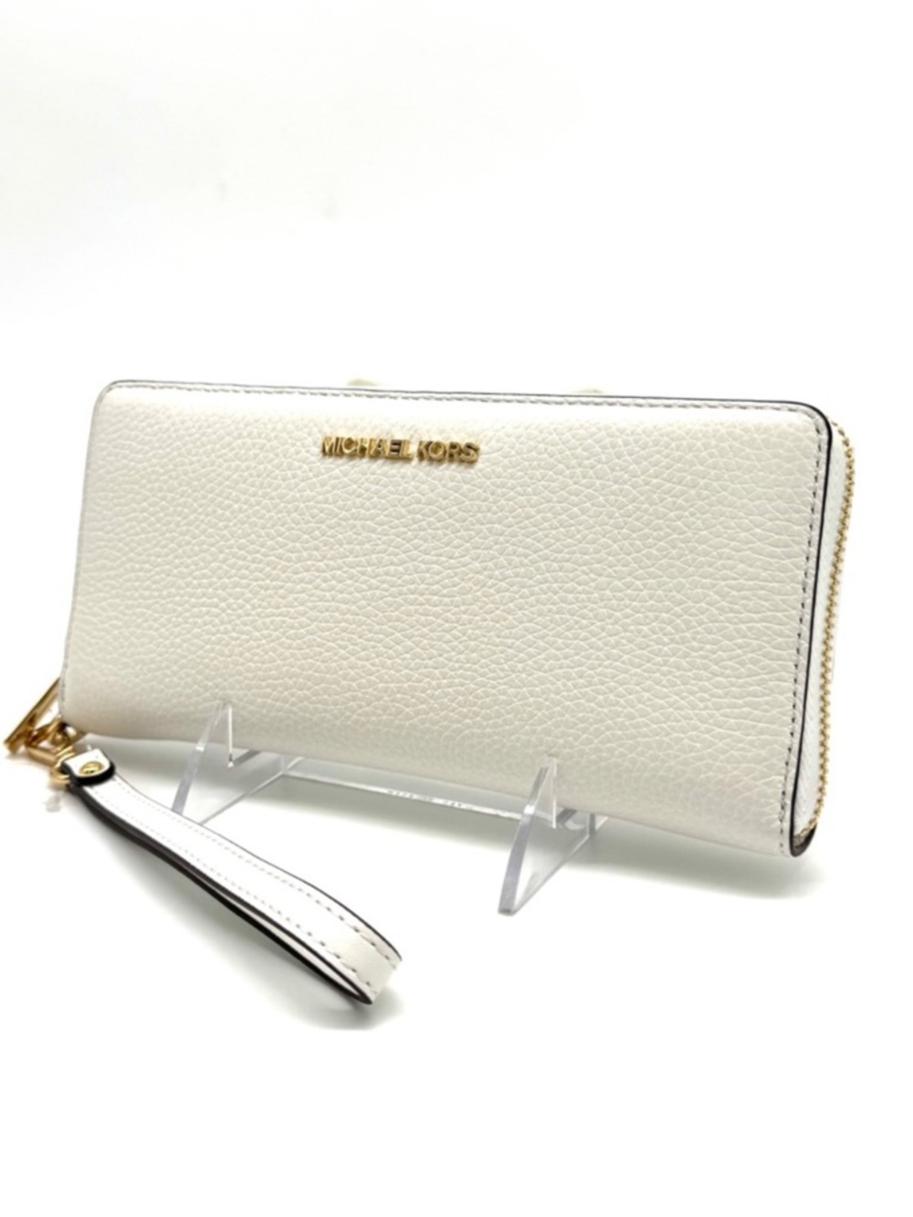 Michael Kors Large Continental Wallet Optic White